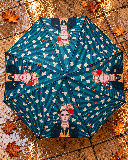 Miro Boho Chic - Paraguas automatico Frida Corto