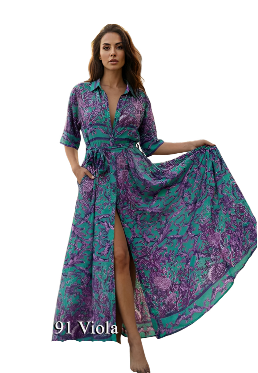 Vestido camisero Sicilia 30 Antica Sartoria