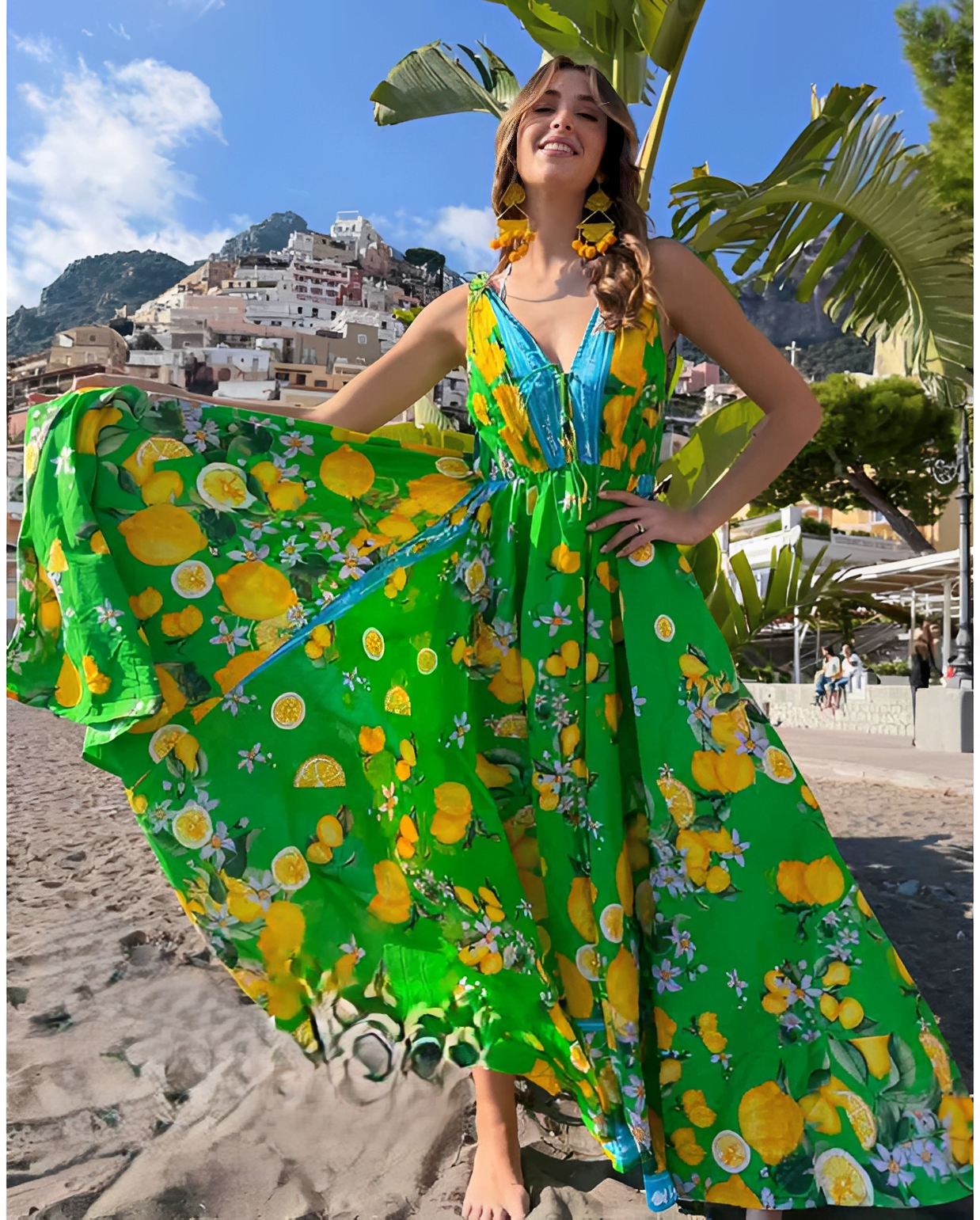 Vestido largo Limones 11 Miro Boho Chic