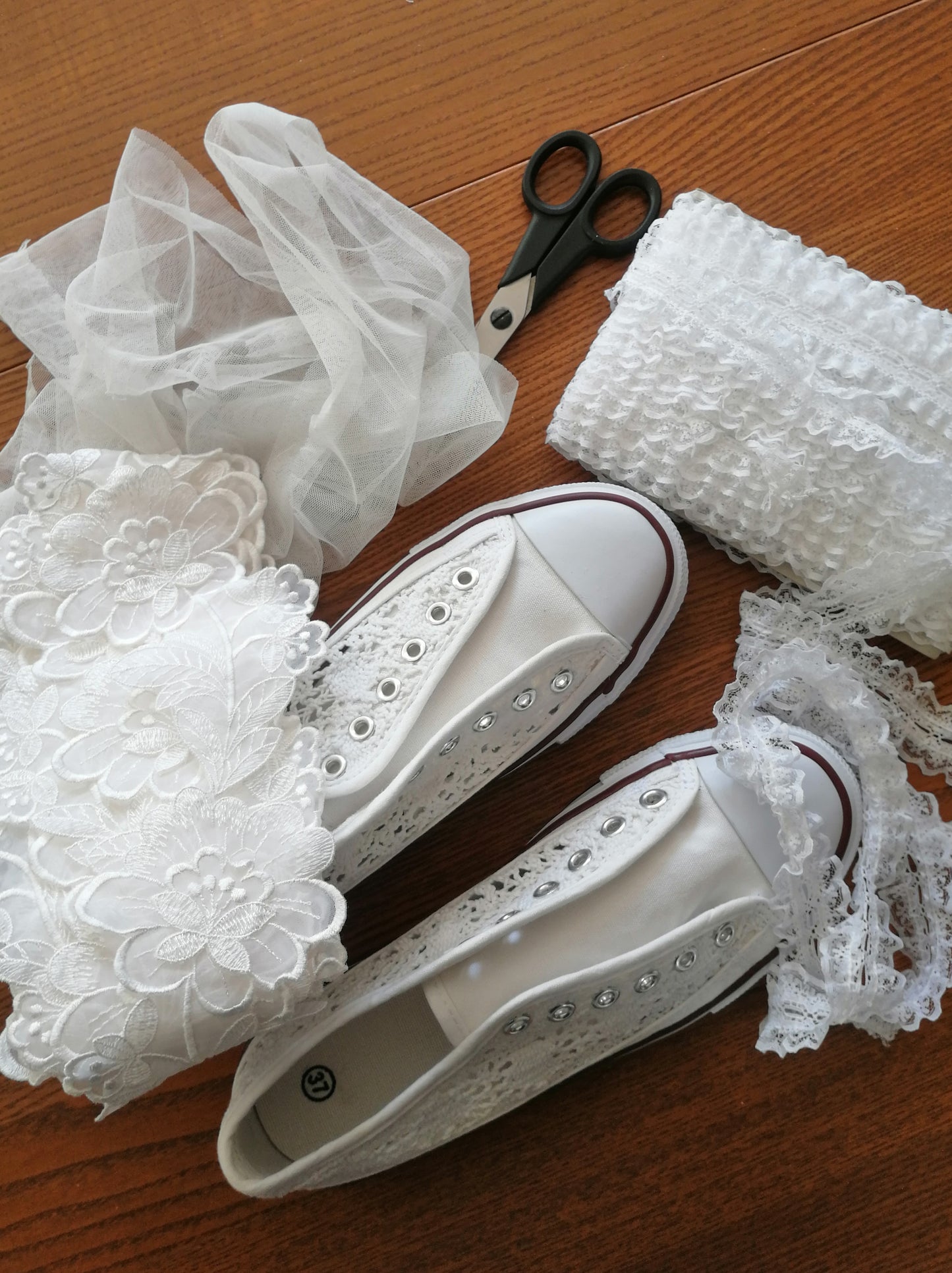 Deportivas bajas para Novias Boho Chic