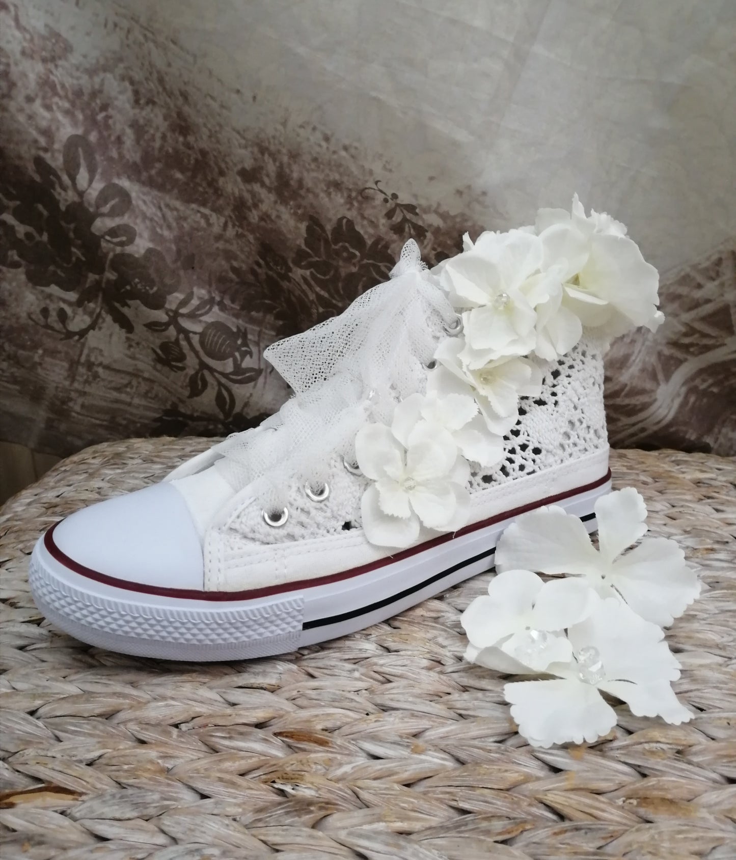 Deportivas basquet para Novias Boho Chic