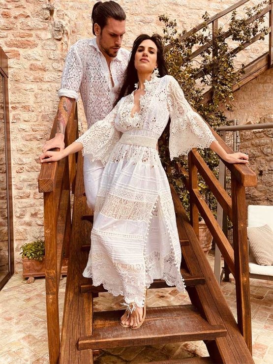 Vestido Ibiza 70 Antica Sartoria