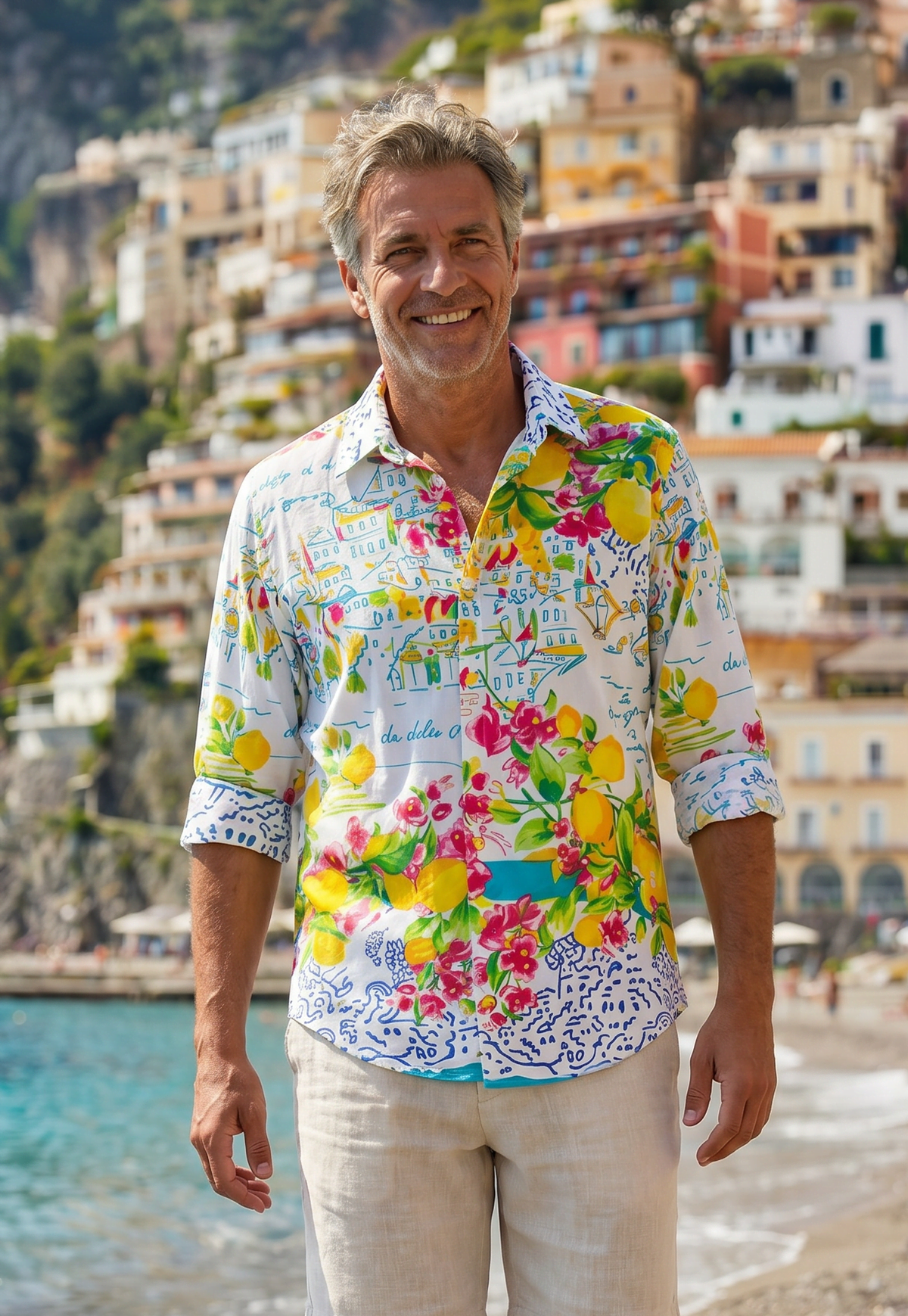Amalfi 75 Antica Sartoria Hemd
