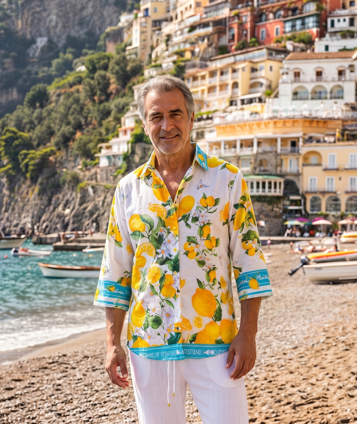 Amalfi 75 Antica Sartoria Hemd