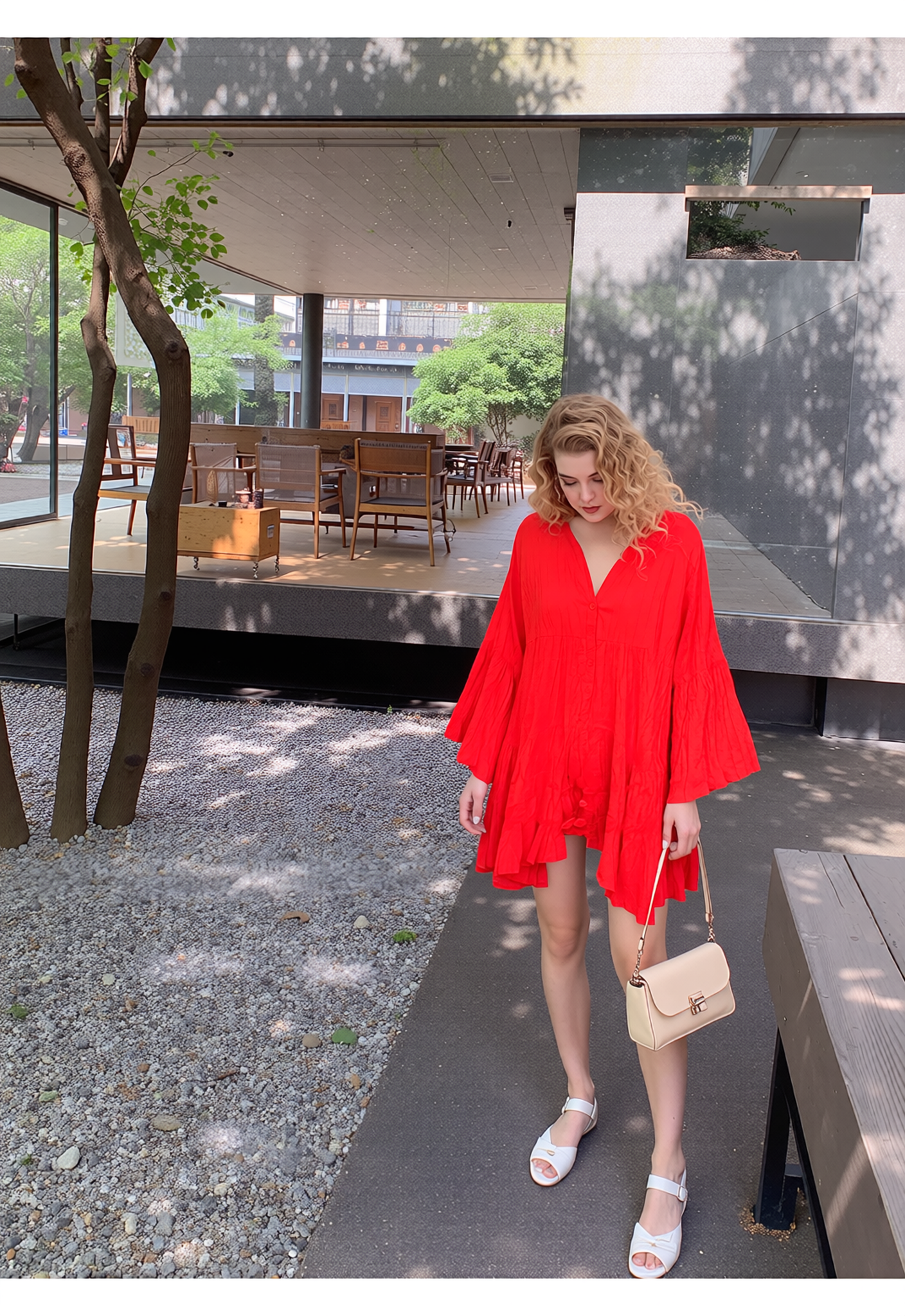 Vestido camisero sin bolsillos Antica Sartoria