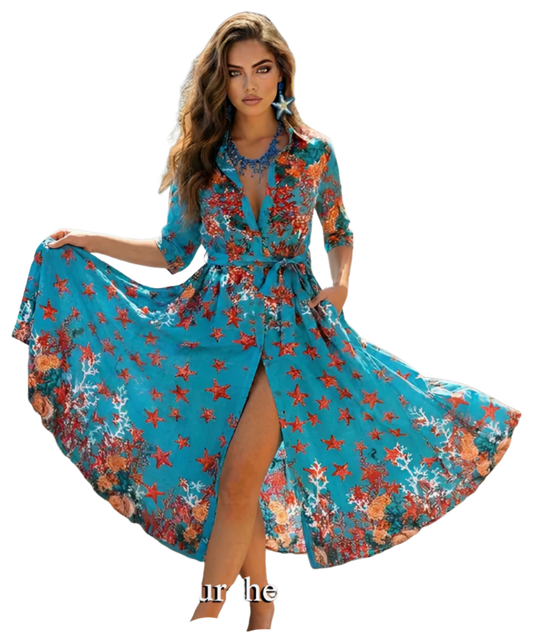 Vestido camisero Sicilia 30 Antica Sartoria