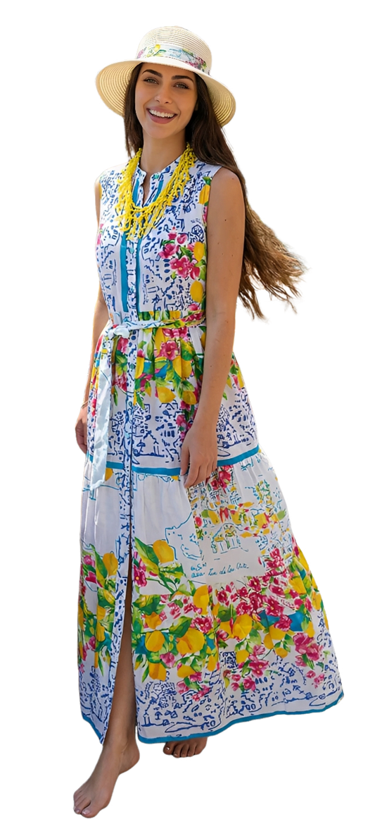 Vestido camisero Cerdeña Antica Sartoria