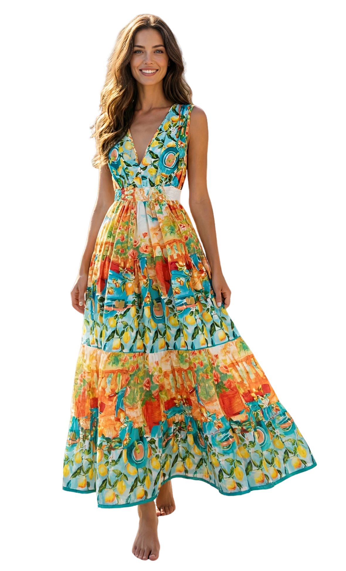 Vestido largo Amalfi 17 - Antica Sartoria Positano