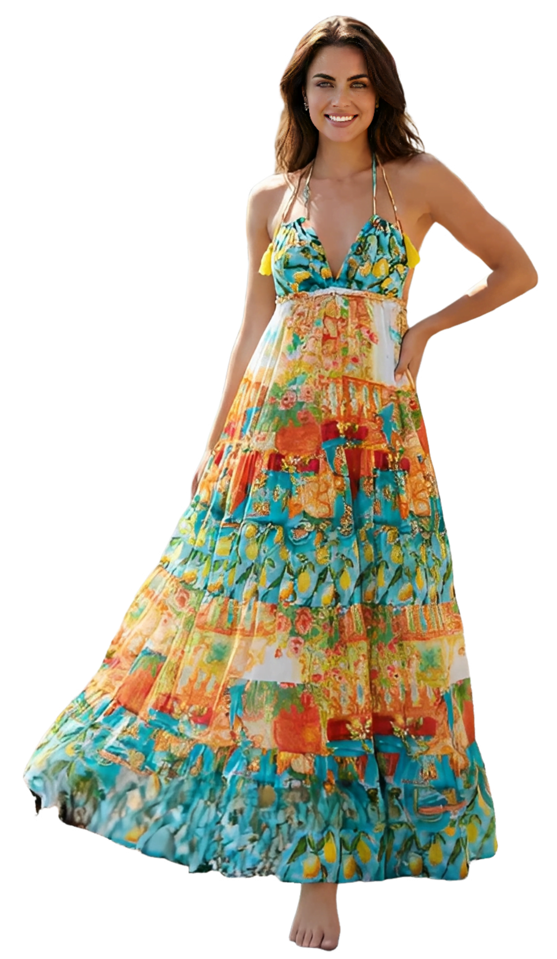 Vestido largo Amalfi 19 - Antica Sartoria