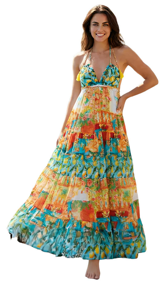 Capri-langes Kleid 81 Miro Boho Chic