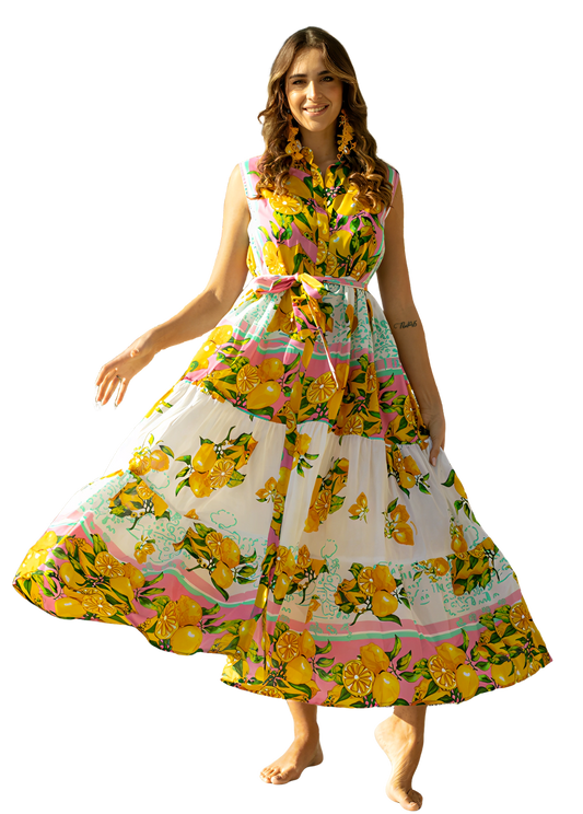 Vestido camisero s/m Sorrento Antica Sartoria