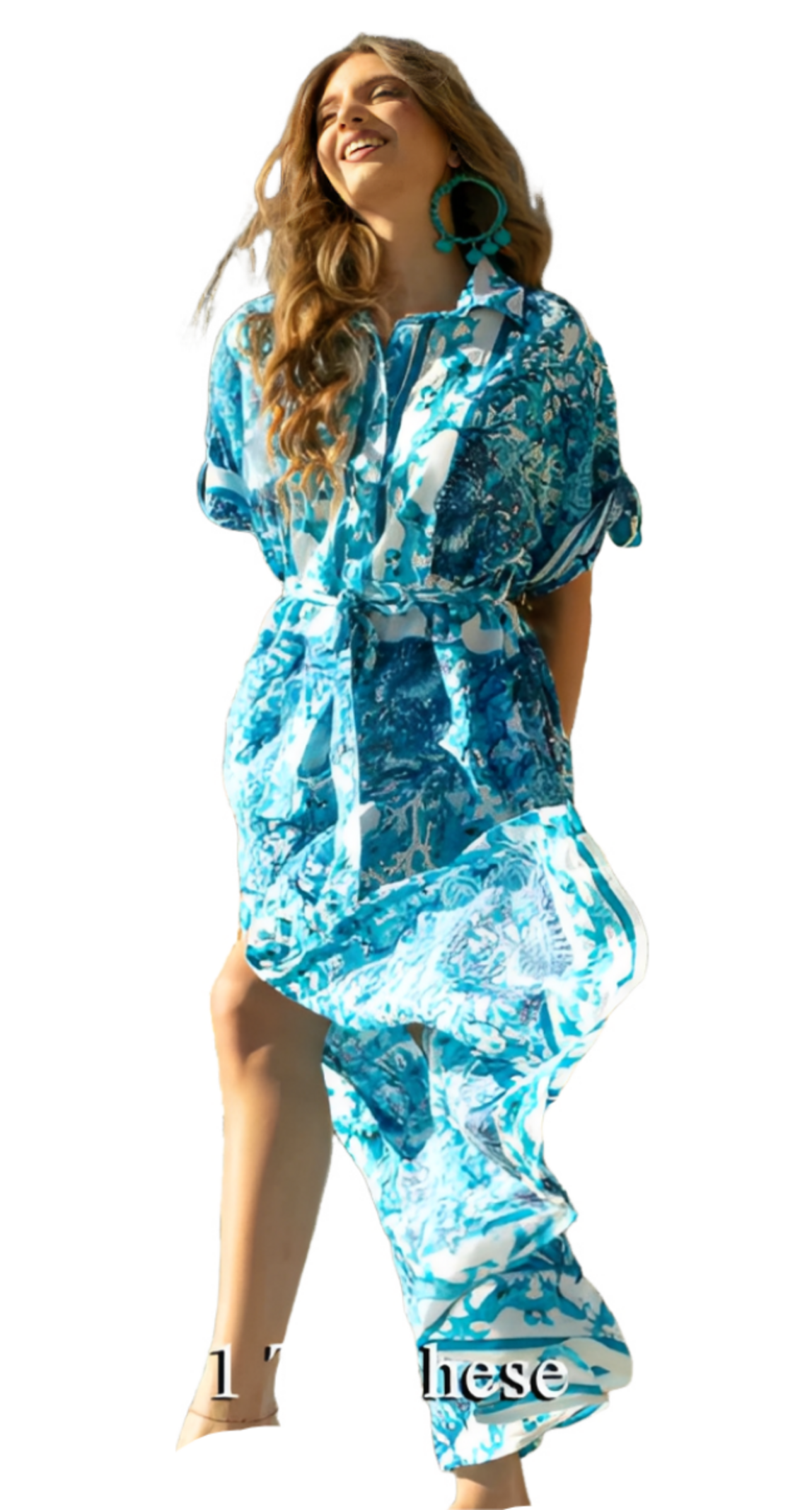 Sicilia Antica Sartoria Hemdkleid