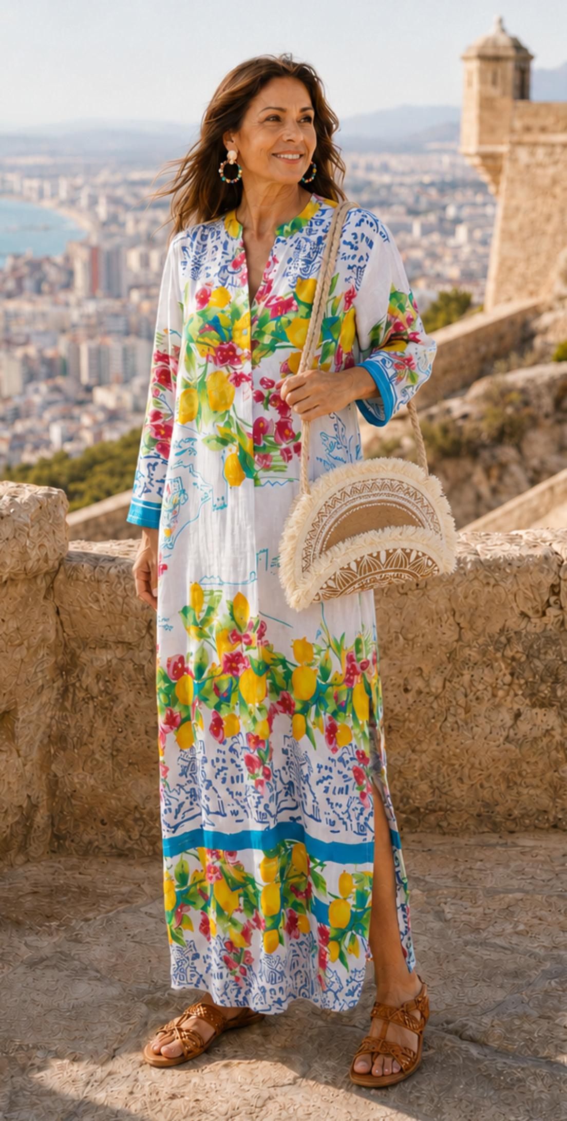 Kaftan Largo algodon - Antica Sartoria by Giacomo Cinque