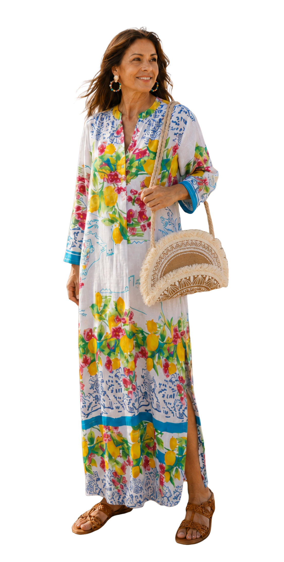 Kaftan Largo algodon - Antica Sartoria by Giacomo Cinque