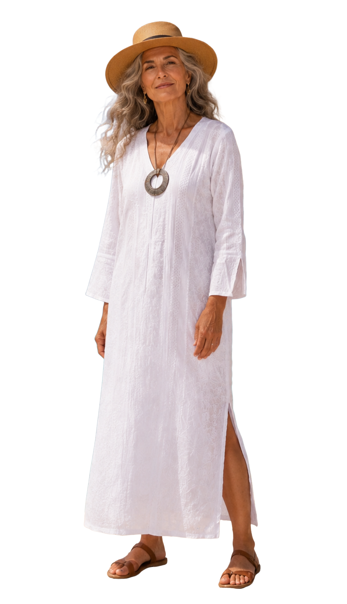 Kaftan Largo algodon - Antica Sartoria by Giacomo Cinque