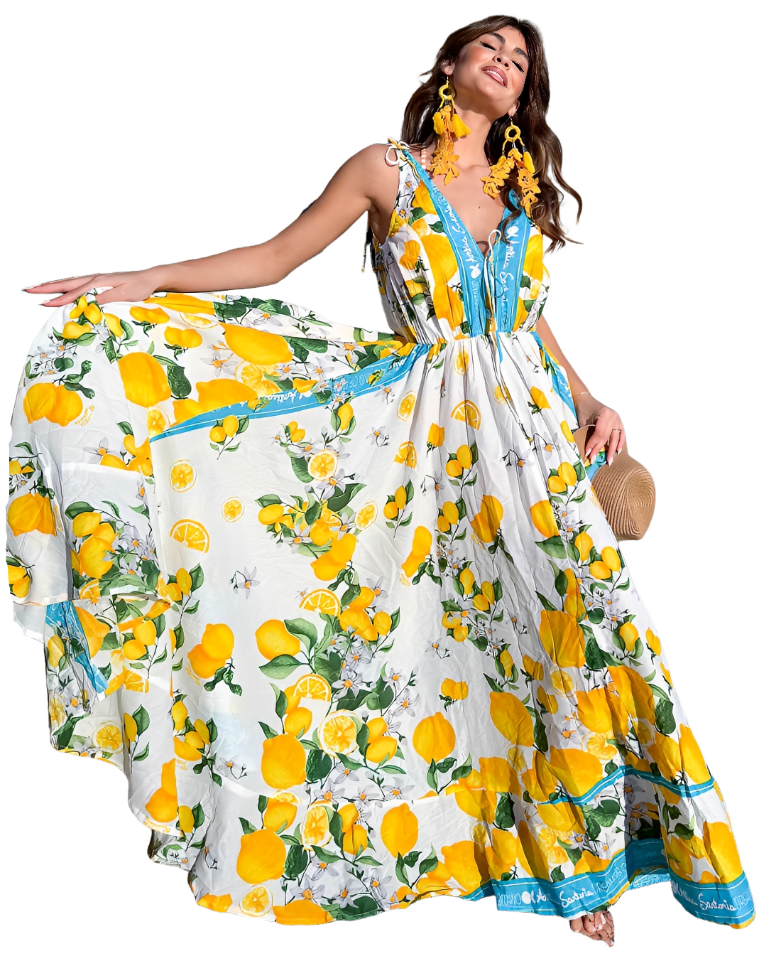 Vestido largo Limones 11 Miro Boho Chic