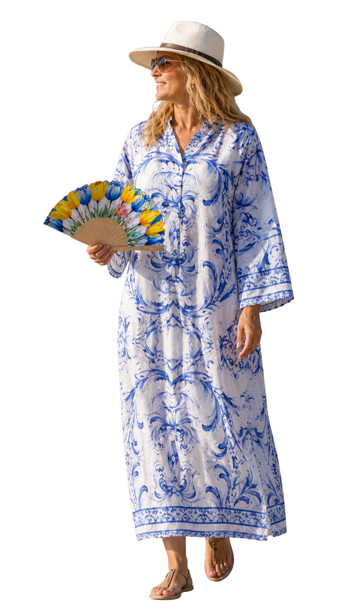 Kaftan Largo algodon - Antica Sartoria by Giacomo Cinque