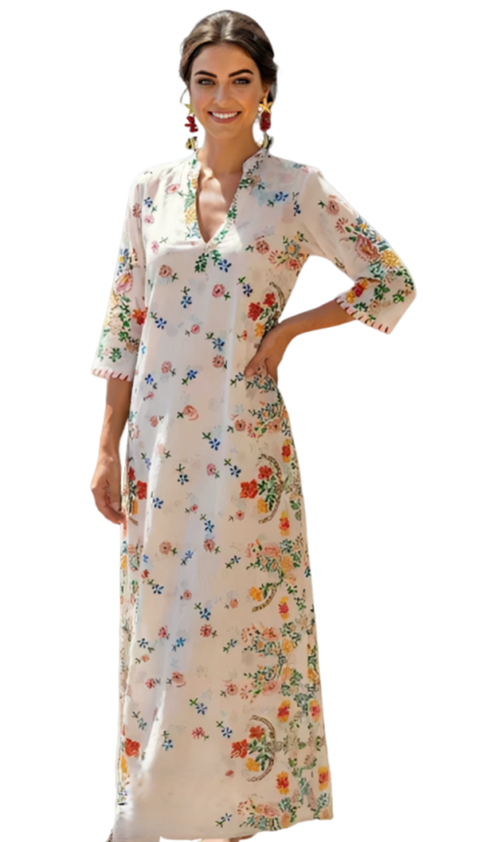 Kaftan Largo algodon - Antica Sartoria by Giacomo Cinque