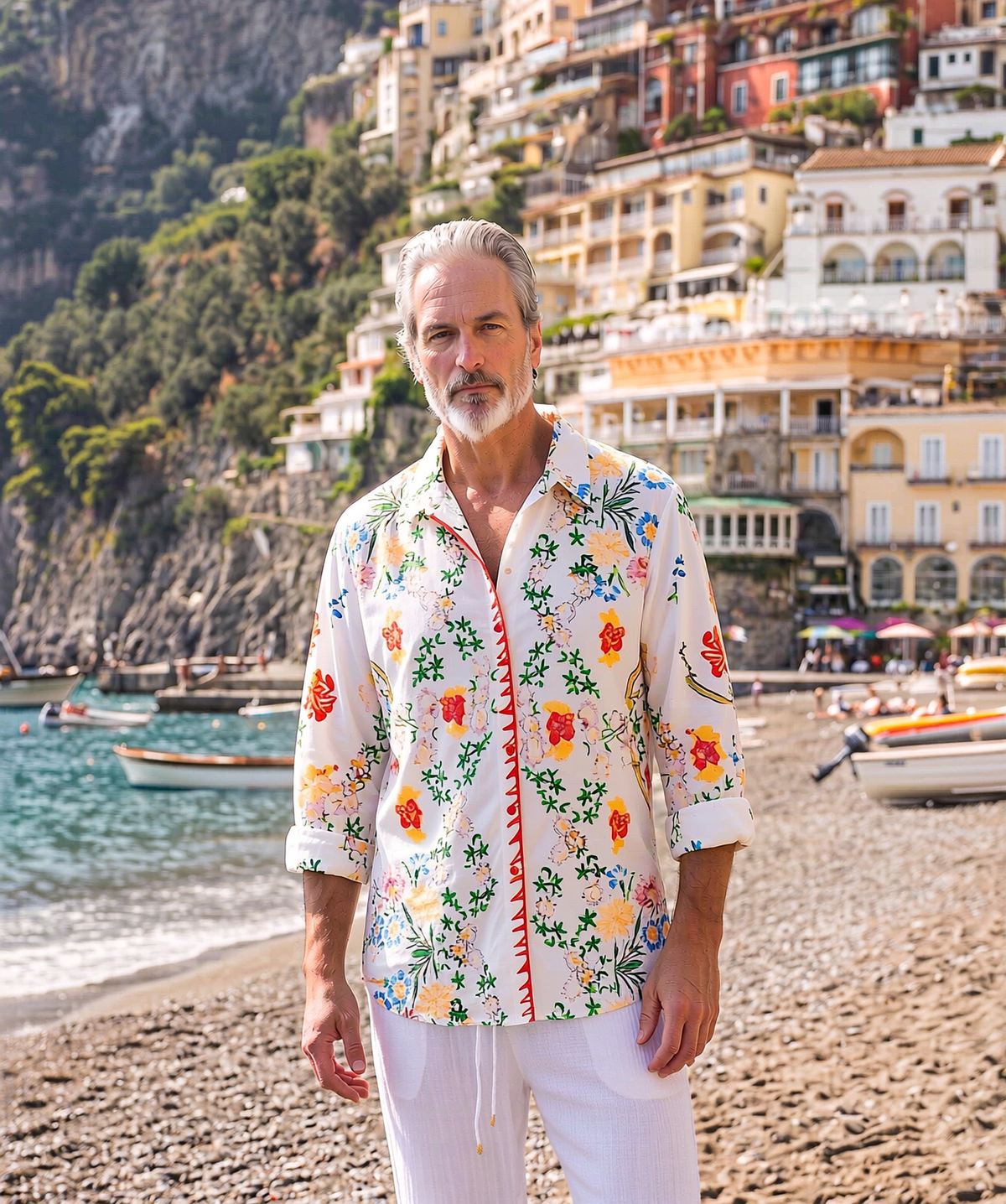 Amalfi 75 Antica Sartoria Hemd