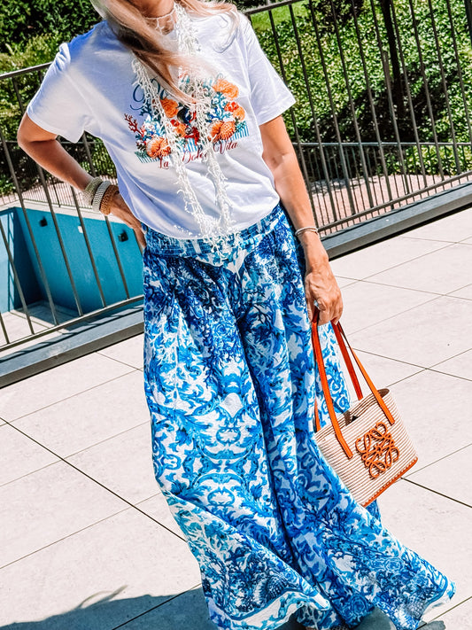 Pantalon Estampado Cerdeña - Antica Sartoria