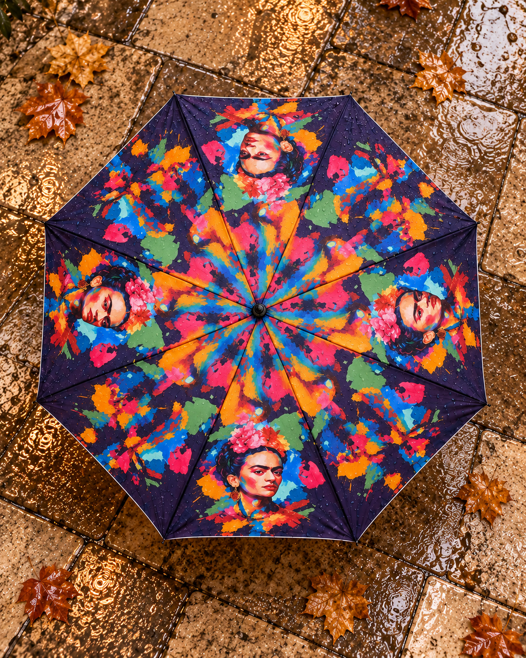 Miro Boho Chic - Paraguas automático Frida Mini