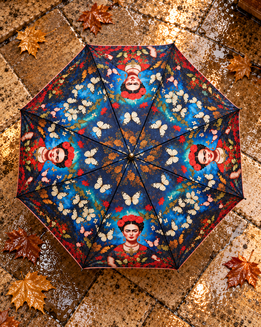 Miro Boho Chic - Paraguas automático Frida Mini
