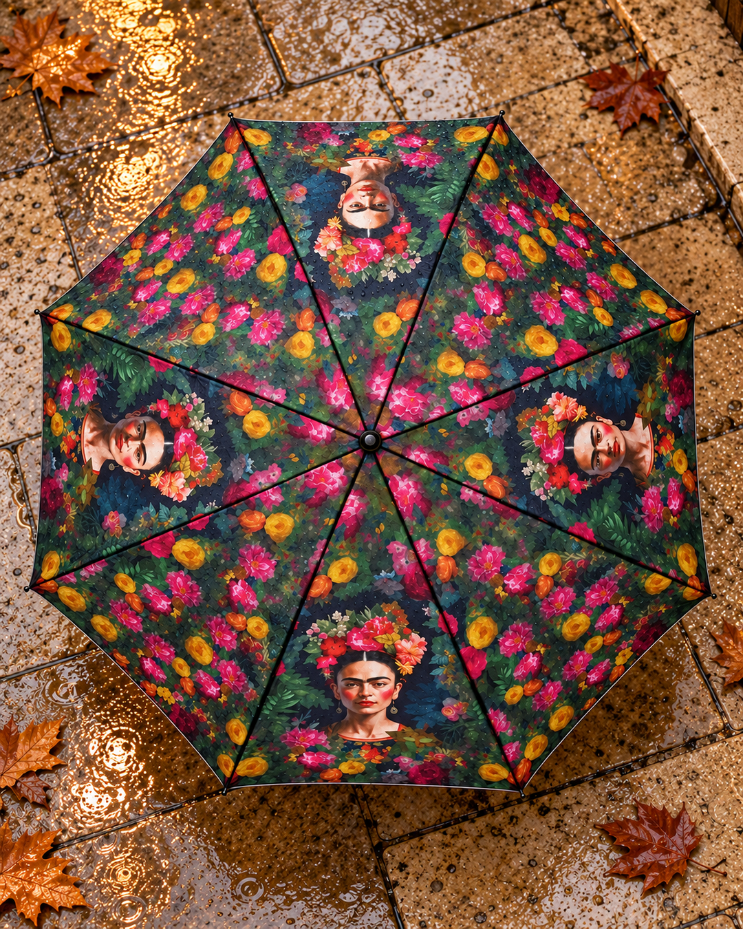 Miro Boho Chic - Paraguas automático Frida Mini