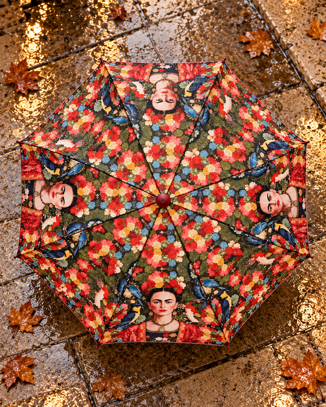 Miro Boho Chic - Paraguas automático Frida Mini