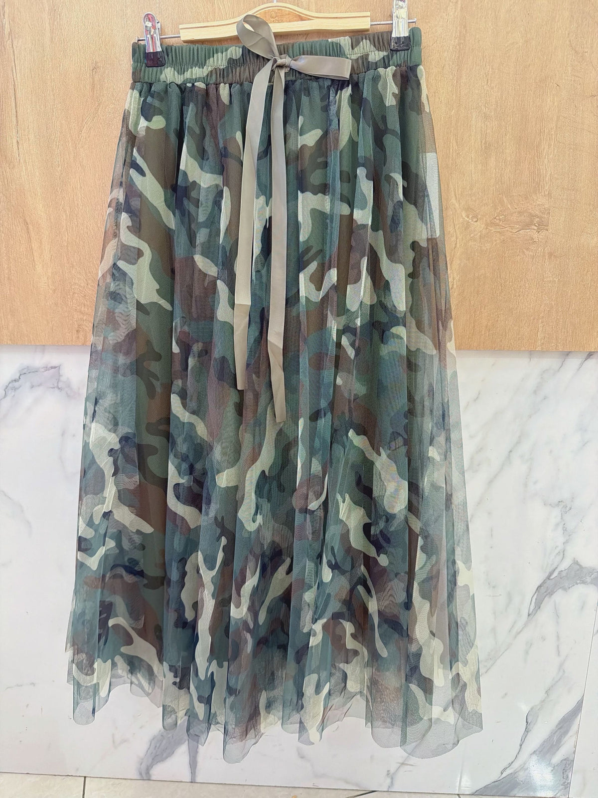 Falda de tul camuflada | Miró Boho Chic