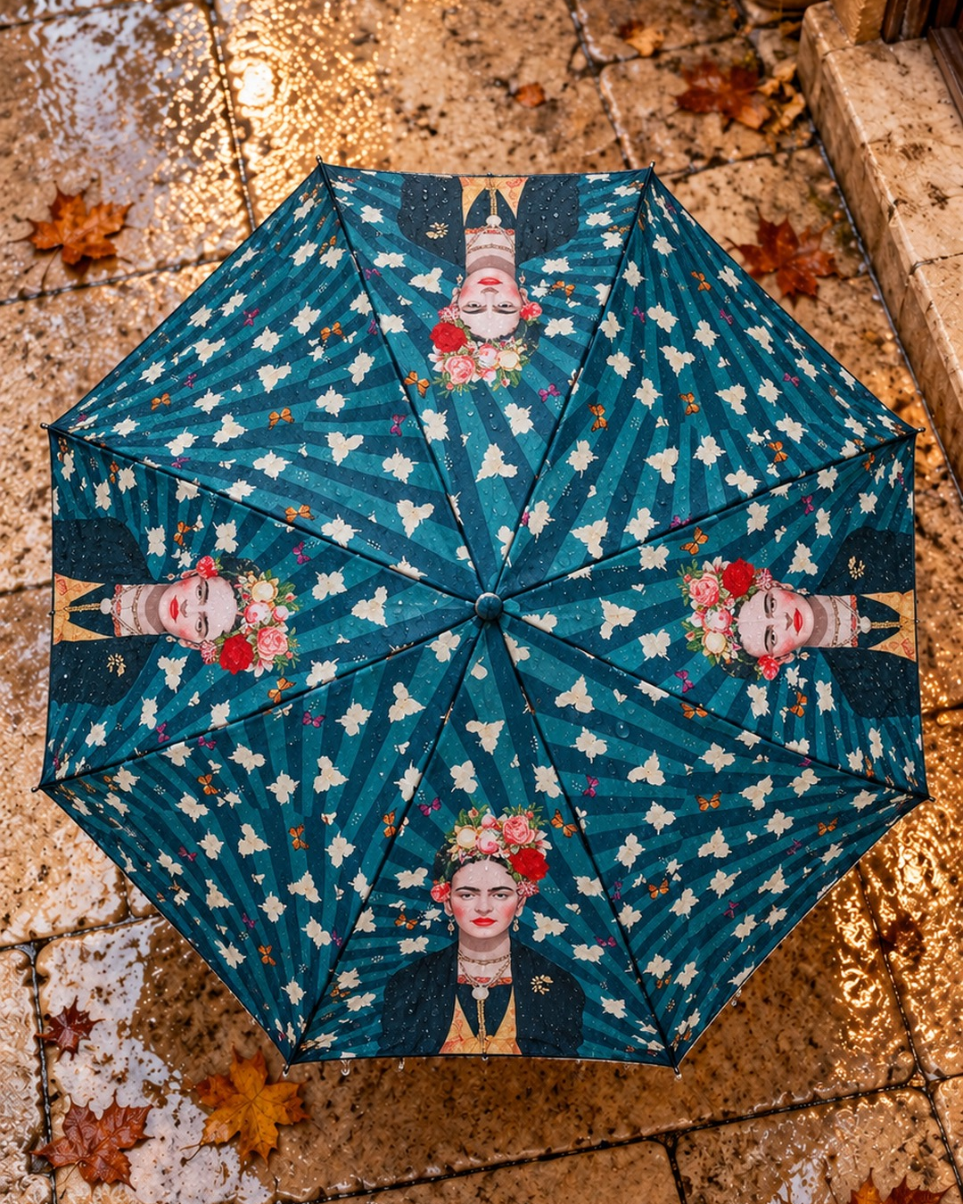 Miro Boho Chic - Paraguas automatico Frida Largo