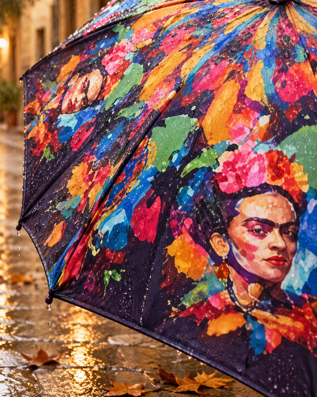 Miro Boho Chic - Paraguas automatico Frida Largo