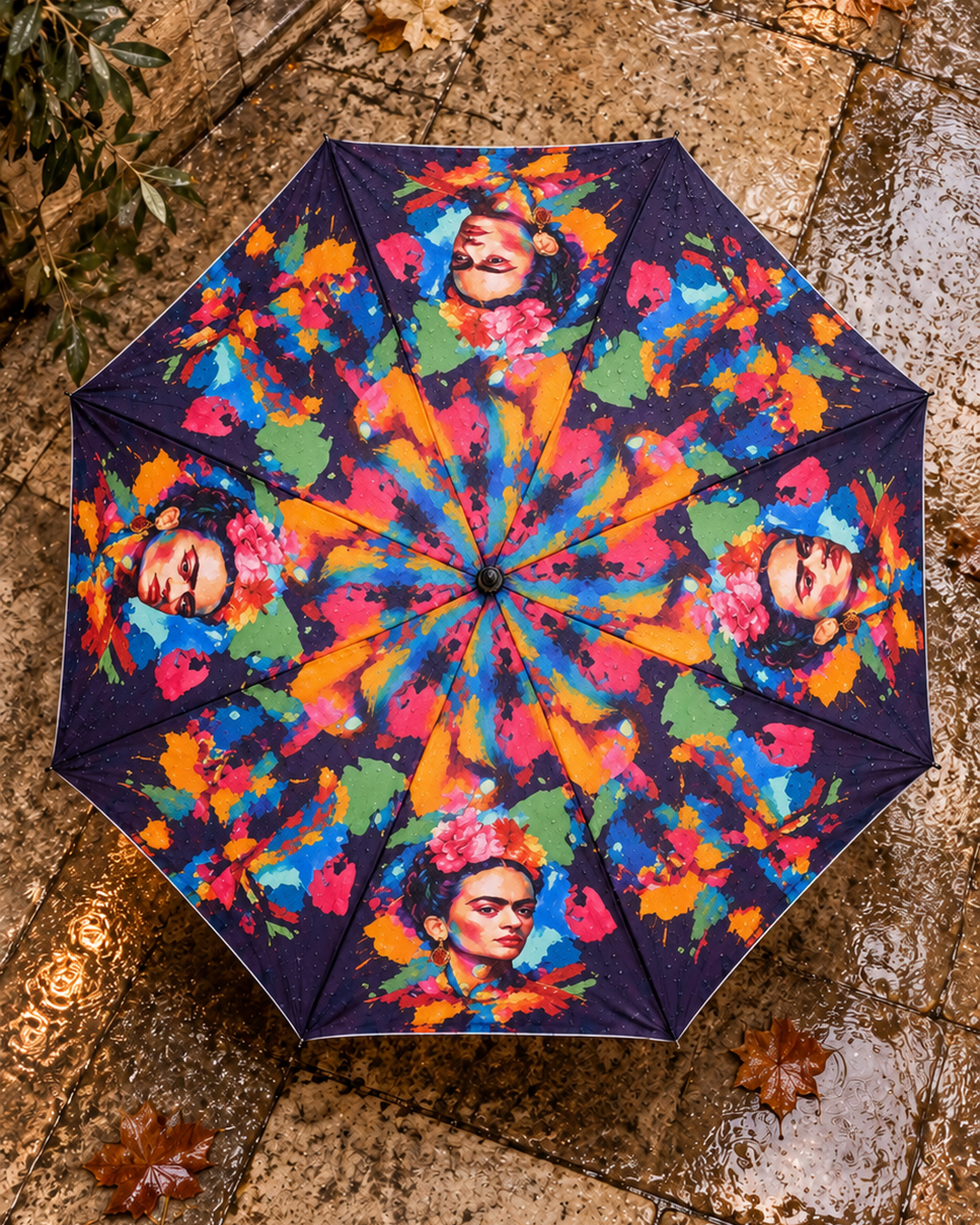 Miro Boho Chic - Paraguas automatico Frida Largo