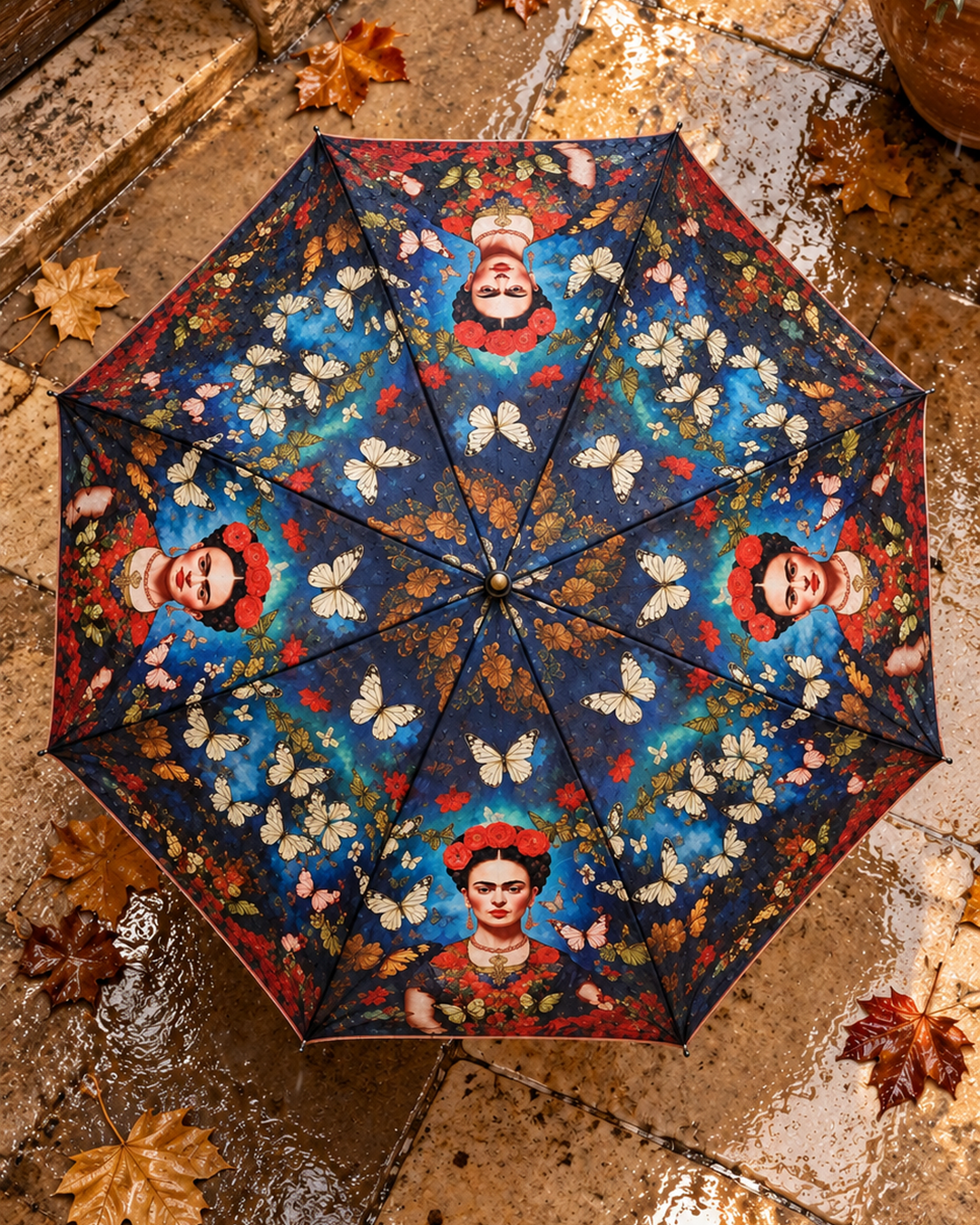 Miro Boho Chic - Paraguas automatico Frida Largo