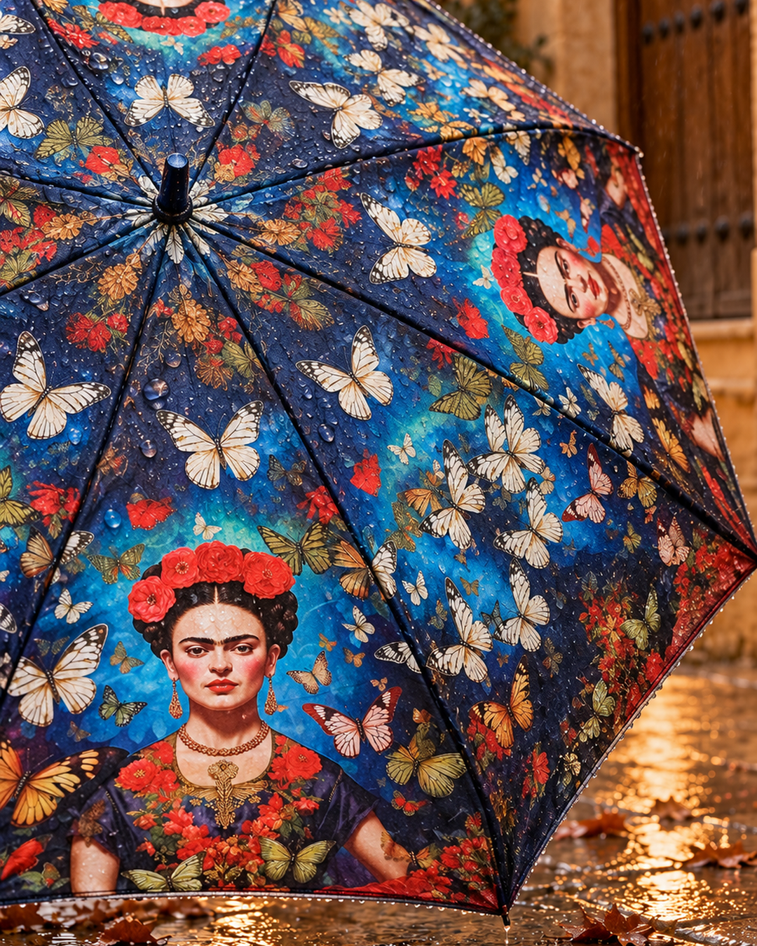 Miro Boho Chic - Paraguas automatico Frida Largo