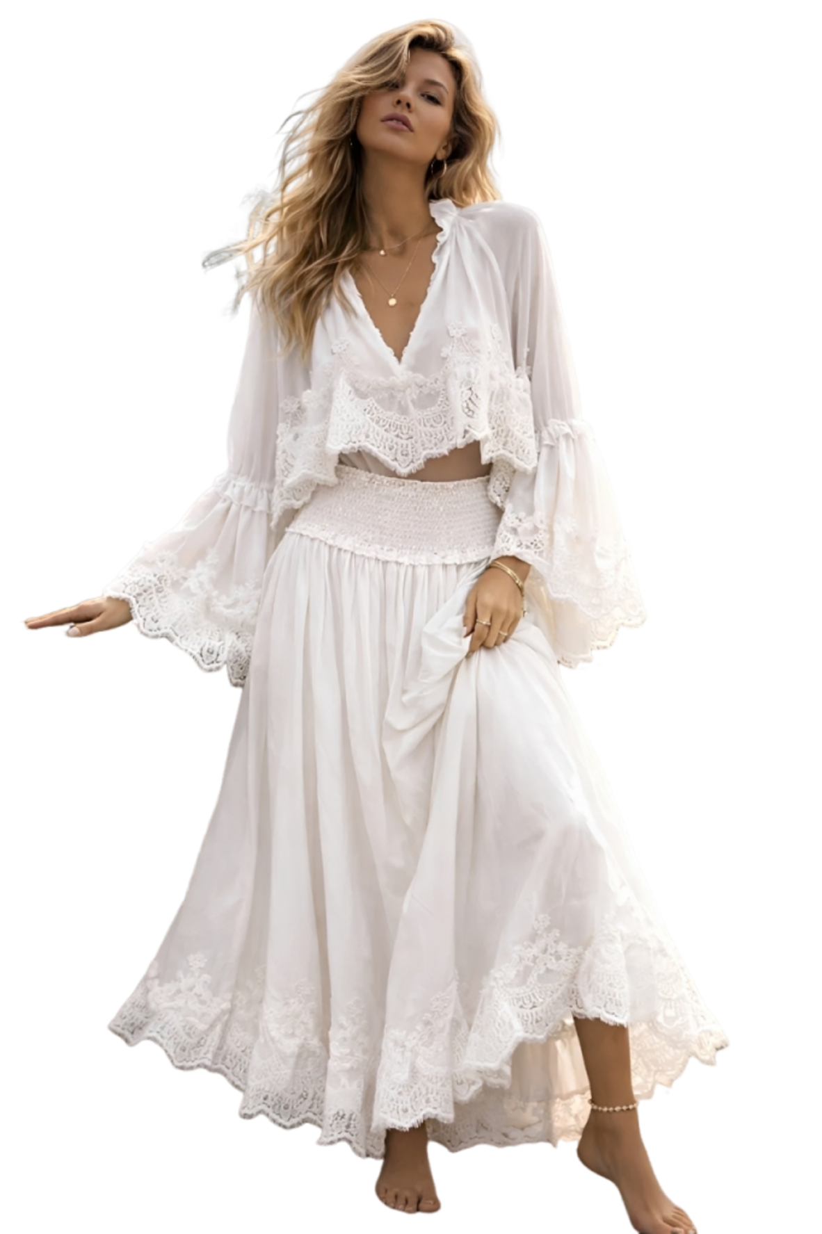Conjunto Paris 67 - Novia Boho Chic