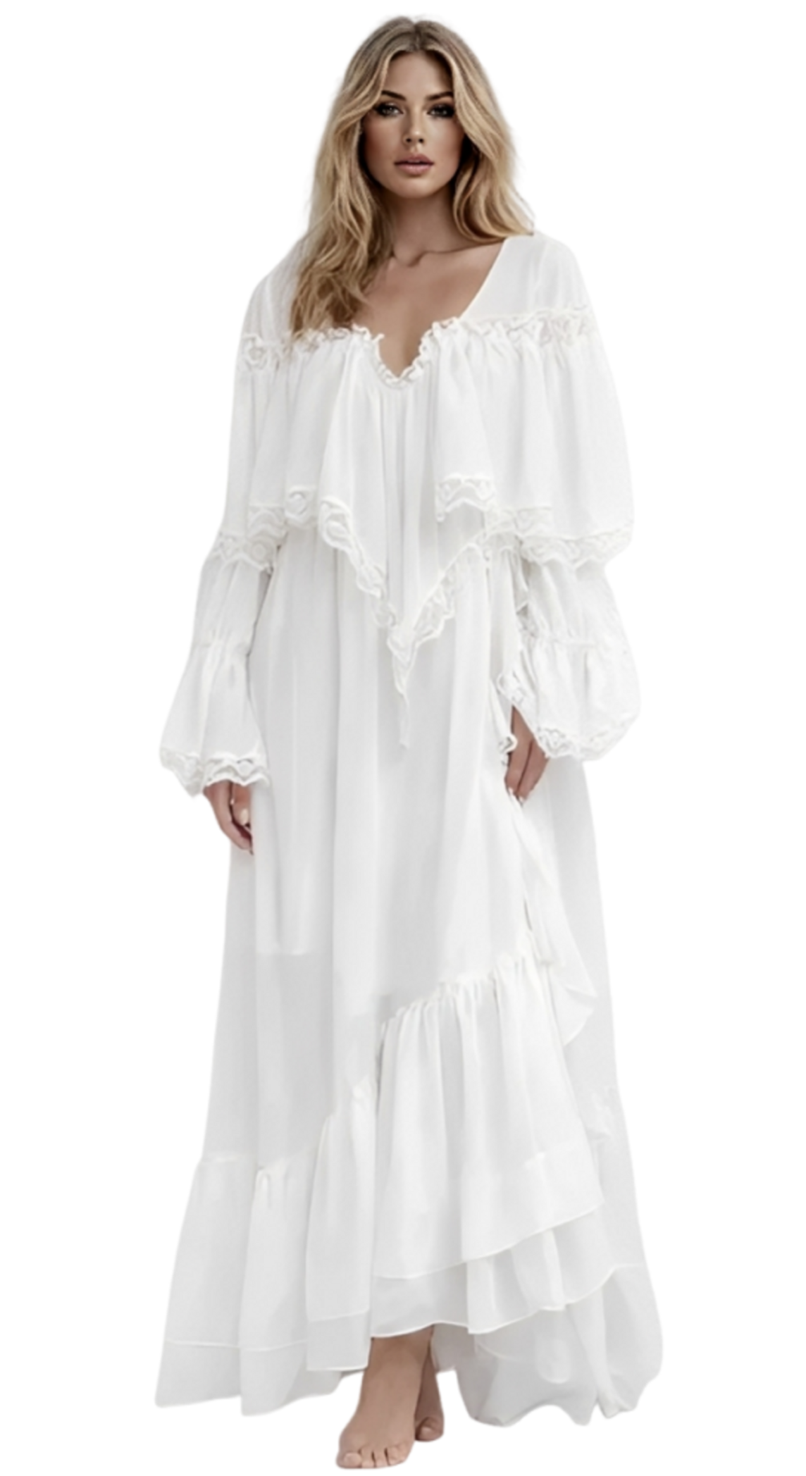 Creta Kleid 31 - Boho Chic Braut